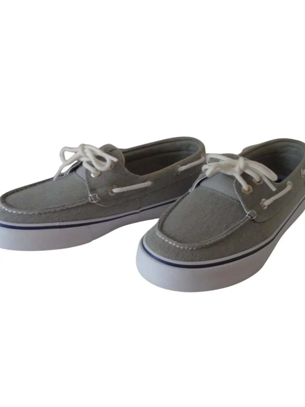 Men's Dockers Canvas Boat Shoes Size 9M Color Grey